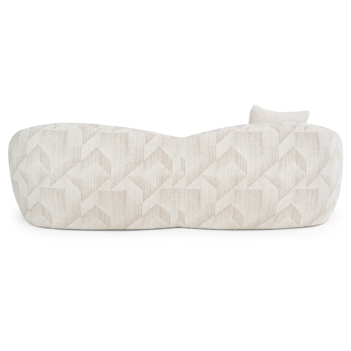 Gentle - Modern Beige Pattern Fabric Sofa - View Image 1