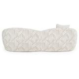 Gentle - Modern Beige Pattern Fabric Sofa - View Image 1