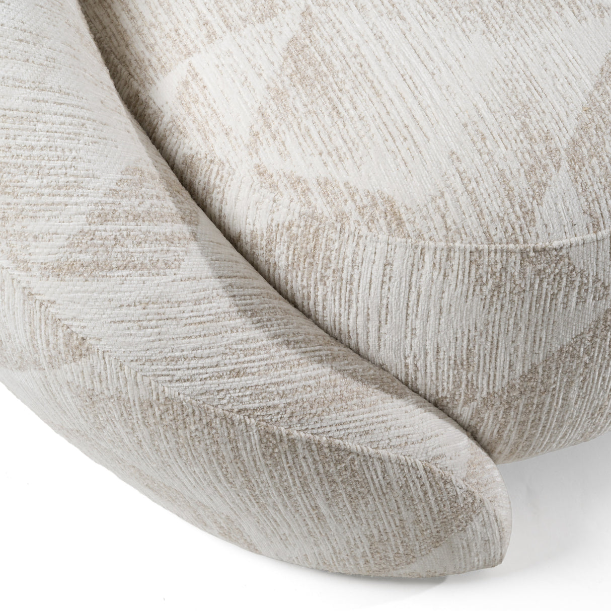Gentle - Modern Beige Pattern Fabric Sofa - View Image 1