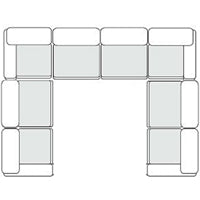 Garman - Modern Light Grey Modular Sectional Sofa-8-Piece Sectional - View Image 1