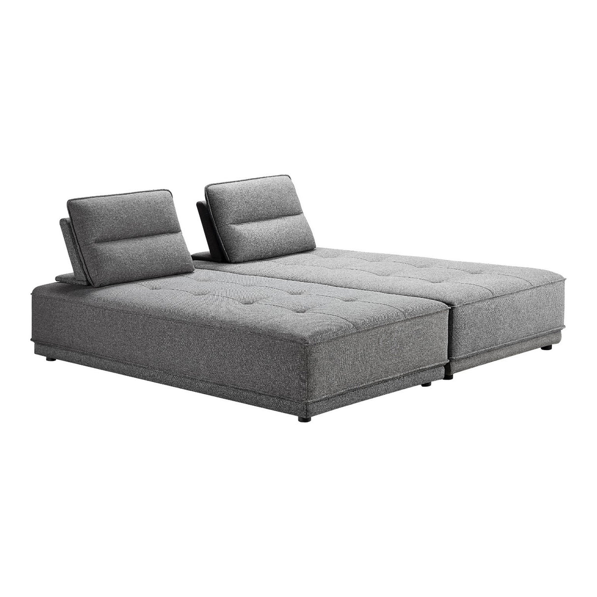 Glendale - Modern Grey Fabric Modular Sectional Sofa - View Image 1