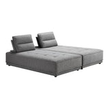 Glendale - Modern Grey Fabric Modular Sectional Sofa - View Image 1