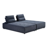 Glendale - Modern Blue Fabric Modular Sectional Sofa - View Image 1