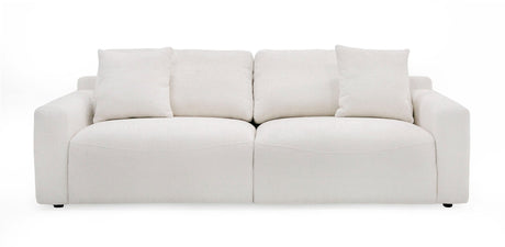 Divani Casa Gloria - Modern White Fabric Sofa | Home Elegance USA