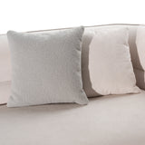 Nomad - Modern Off-White Fabric Curved Sectional Sofa - View Image 1