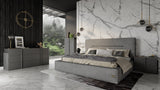 Hollywood Italian Contemporary Grey Nubuck Leather King Bed – VIG Furniture - Home Elegance USA