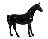 Black Full Size Horse Sculpture - View Image 1