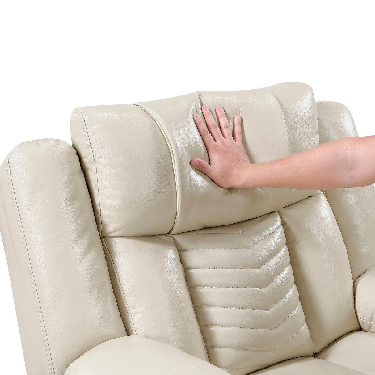 Huron Beige 8457BEG collection by Homelegance - headrest