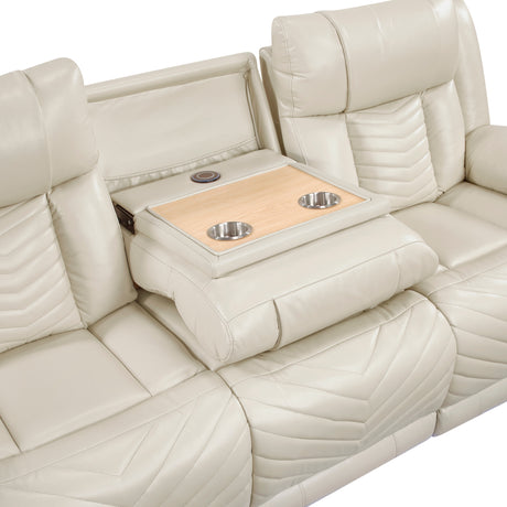 Huron Sofa Wireless Charging and Cup Holder Table Detail