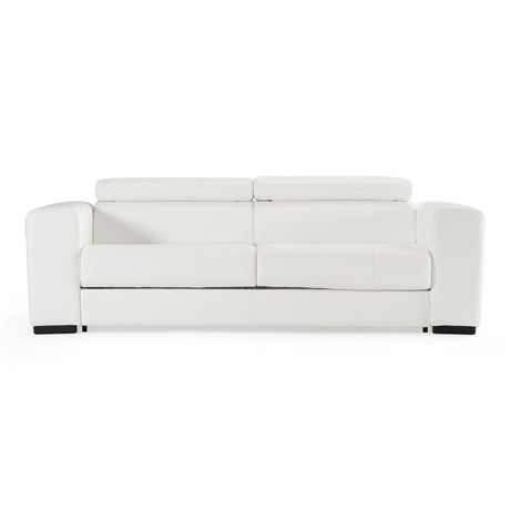 Lamod Italia Icon - Modern Italian White Leather Sofa Bed