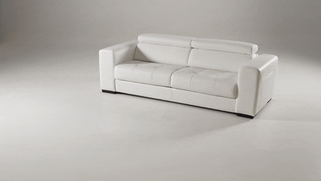 Lamod Italia Icon - Modern Italian White Leather Sofa Bed