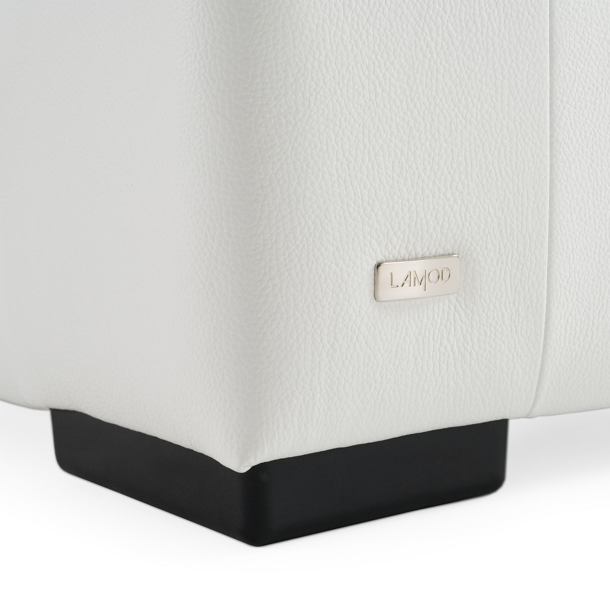 Lamod Italia Icon - Sofá cama italiano moderno de cuero blanco