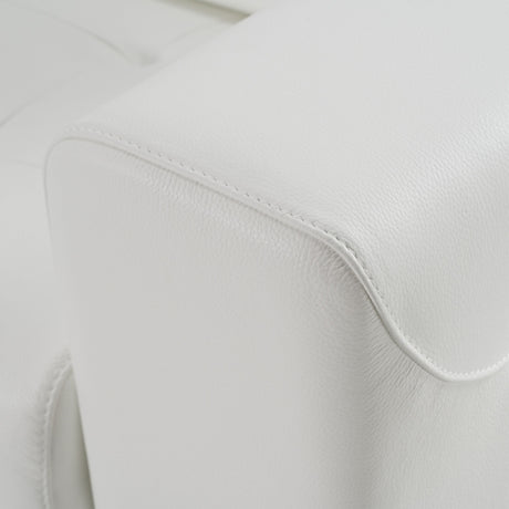 Lamod Italia Icon - Modern Italian White Leather Sofa Bed