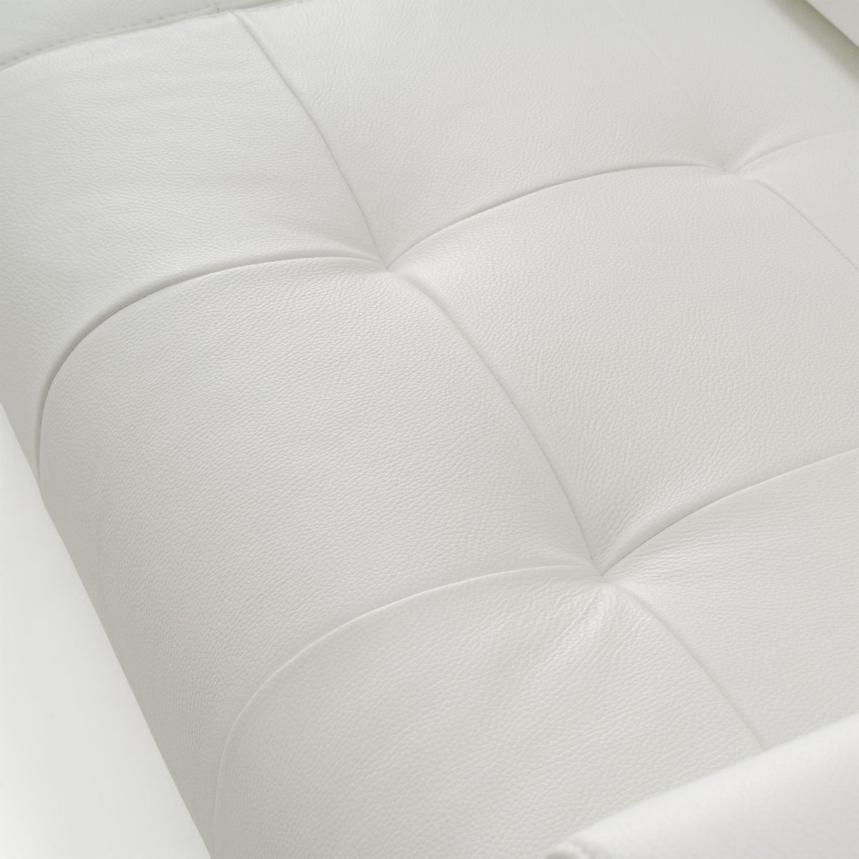 Lamod Italia Icon - Sofá cama italiano moderno de cuero blanco