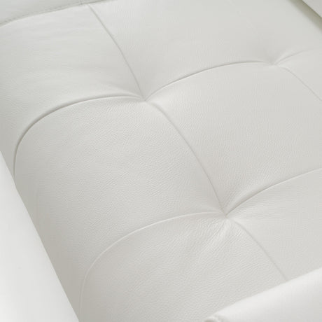 Lamod Italia Icon - Modern Italian White Leather Sofa Bed