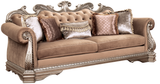 Acme - Northville Sofa W/5 Pillows 56930 Velvet & Antique Silver Finish