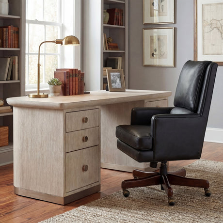 Wright Executive Swivel Tilt Chair in Carilion Tune Leather – Hooker Furniture