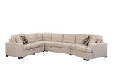 149" Oversized Sectional Modern Large Upholstered U - Shape Sectional Sofa, Extra Wide Chaise Lounge Couch for Home, Bedroom, Apartment, Dorm, Office, Beige - W1417S00006 - image - 4