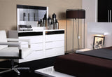 Eastern King Impera Modern-Contemporary lacquer platform bed