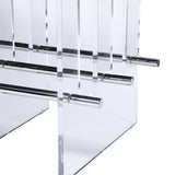Modrest Inverness - Contemporary Black Oak + Acrylic Dining Table