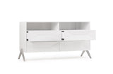 Queen Candid Modern White Bedroom Set