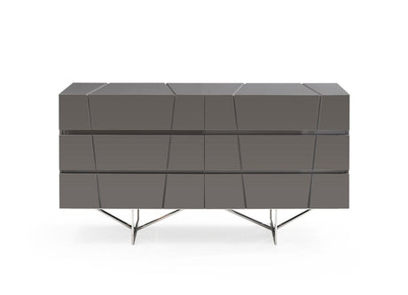 Chrysler Modern Grey Bedroom Set Queen & Eastern King – VIG Furniture - sold by Home Elegance USA