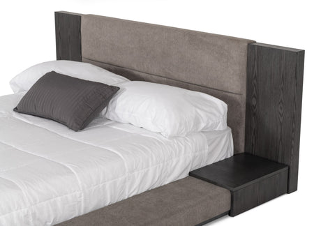 Eastern King Jagger Modern Grey Bed - View Image 1
