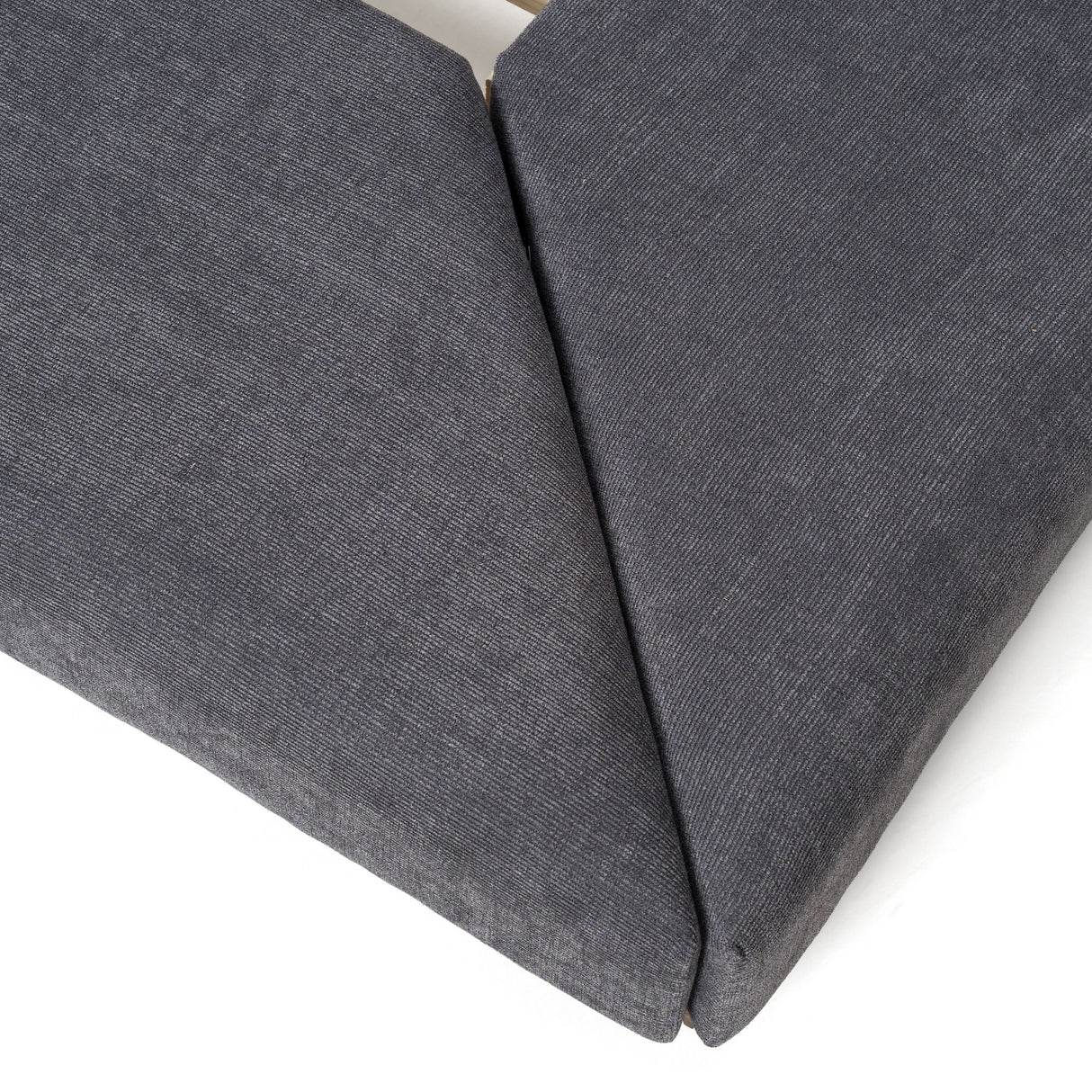 California King Jagger Modern Dark Grey & Walnut Bed