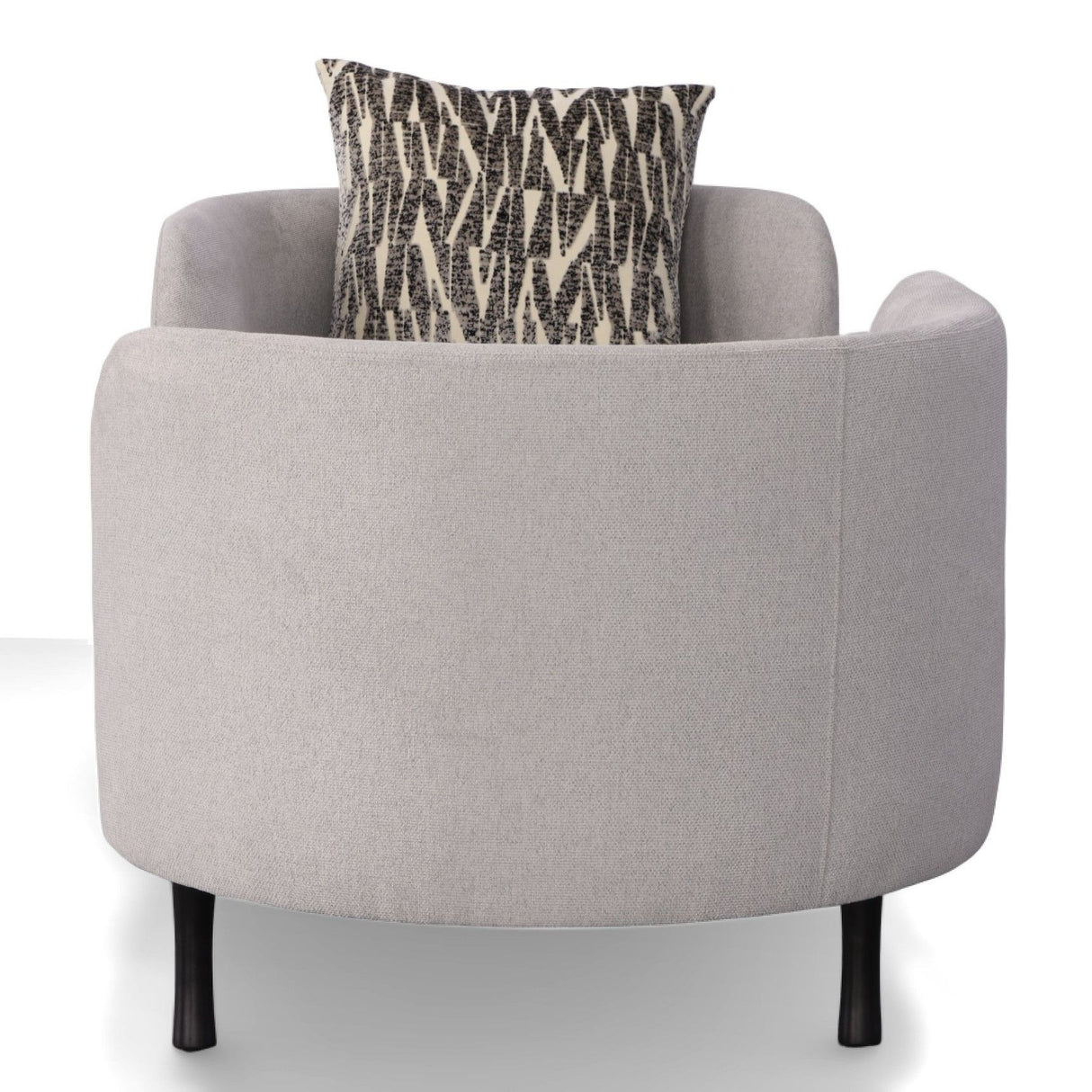 Divani Casa Jamie - Glam Light Blue Fabric Two Seater Chaise