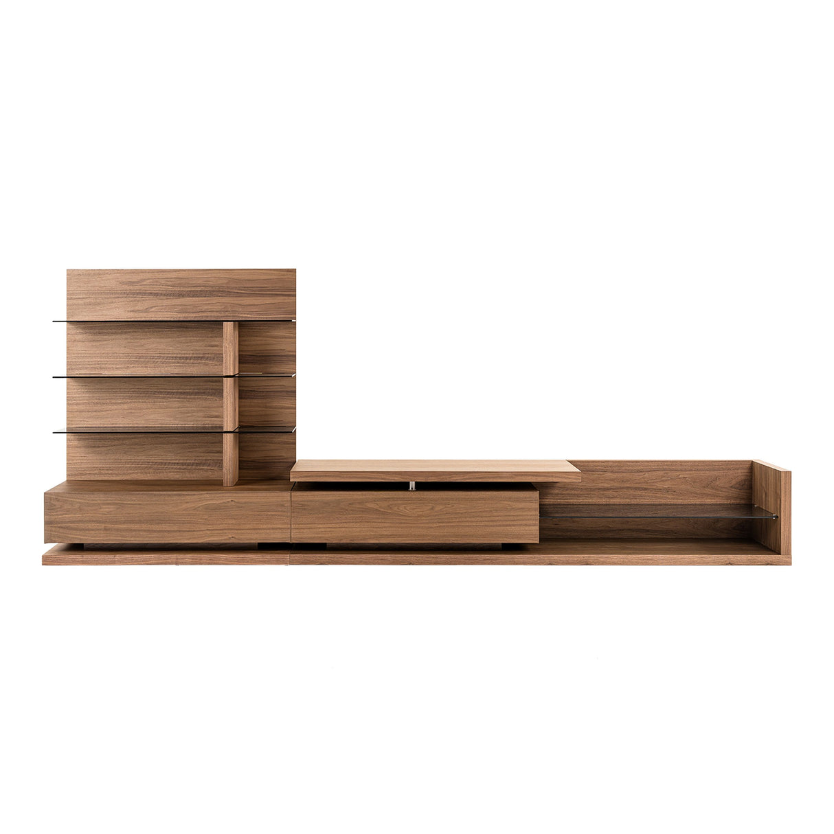 Modrest Jefferson - Mid-Century Modern Walnut TV Unit