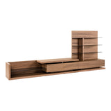 Modrest Jefferson - Mid-Century Modern Walnut TV Unit