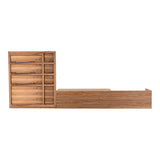 Modrest Jefferson - Mid-Century Modern Walnut TV Unit