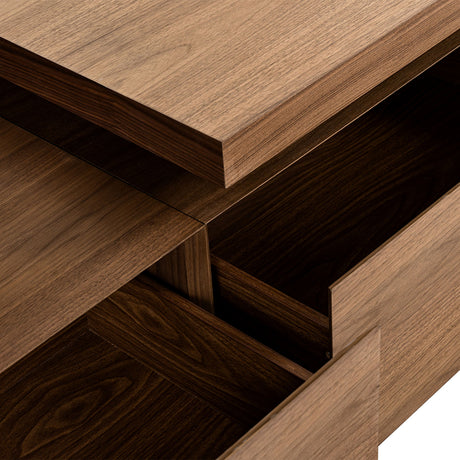 Modrest Jefferson - Mid-Century Modern Walnut TV Unit