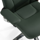 Johnson - Modern Green Leather Executive Office Chair - View Image 1