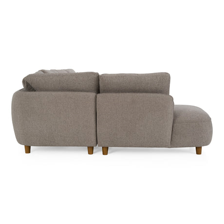 Joslin - Modern Grey Fabric U-Shaped Sectional Sofa - View Image 1