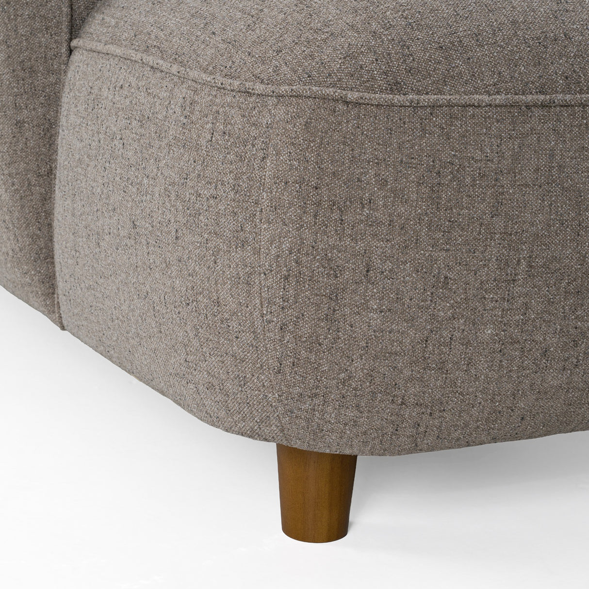 Joslin - Modern Grey Fabric U-Shaped Sectional Sofa - View Image 1