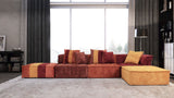 Divani Casa Dubai - Modern Multicolored Fabric Modular Sectional Sofa | Home Elegance USA