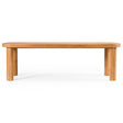 Kamari - Outdoor Natural Teak Dining Table - View Image 1