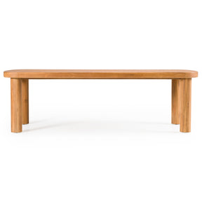 Kamari - Outdoor Natural Teak Dining Table - View Image 1