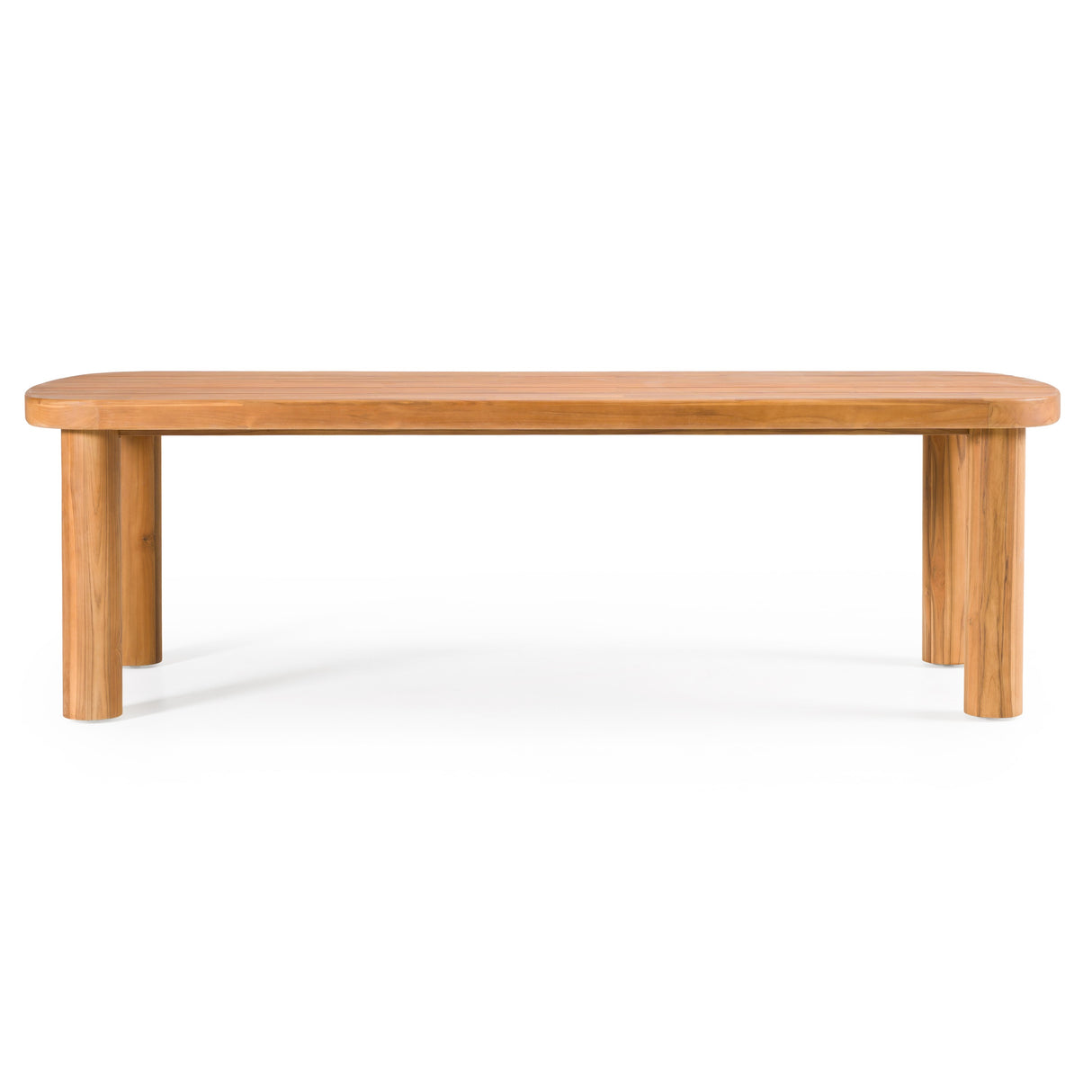 Kamari - Outdoor Natural Teak Dining Table - View Image 1