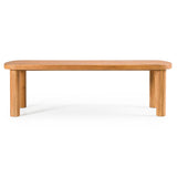 Kamari - Outdoor Natural Teak Dining Table - View Image 1