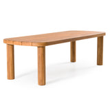 Kamari - Outdoor Natural Teak Dining Table - View Image 1