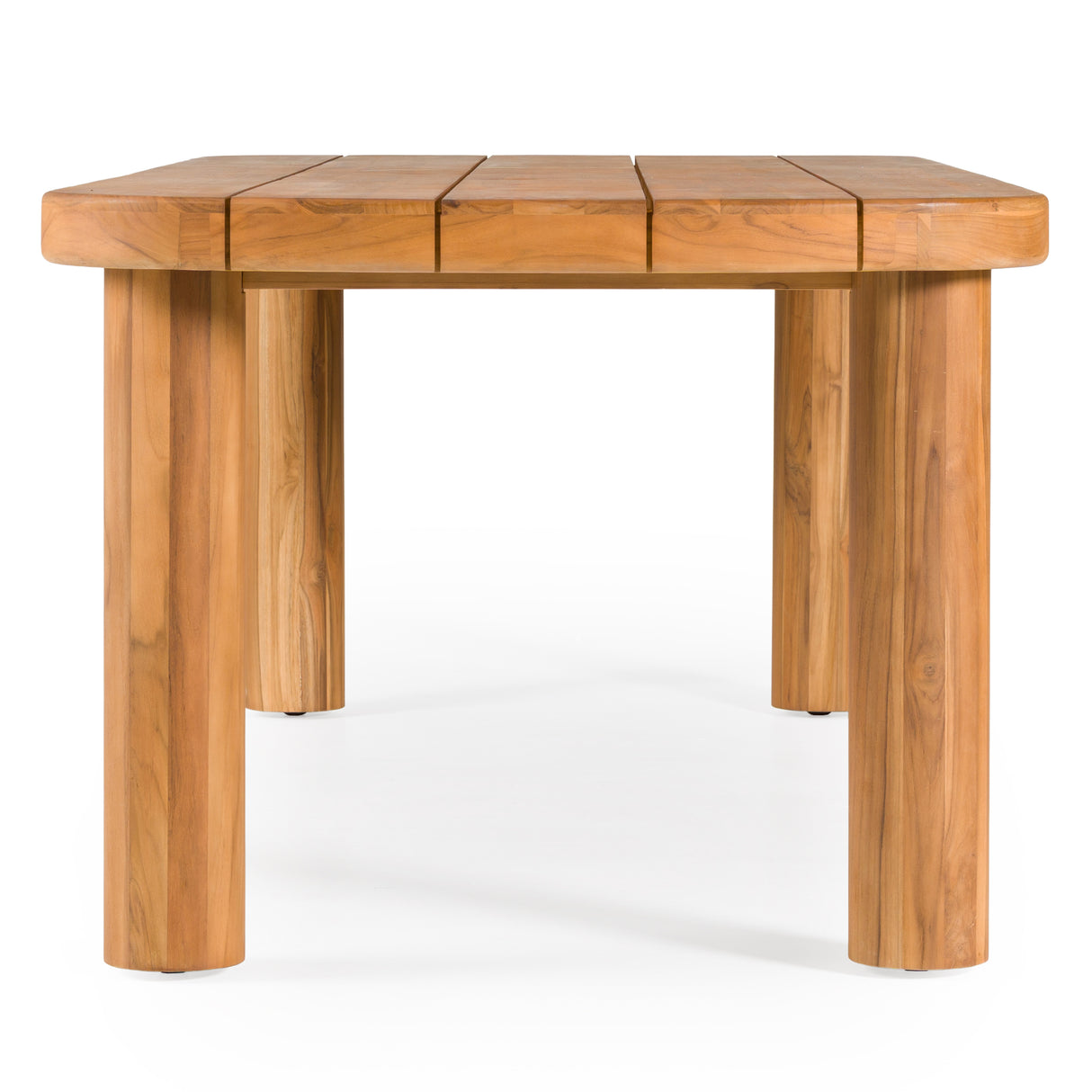 Kamari - Outdoor Natural Teak Dining Table - View Image 1
