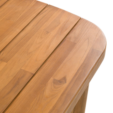 Kamari - Outdoor Natural Teak Dining Table - View Image 1