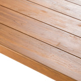 Kamari - Outdoor Natural Teak Dining Table - View Image 1