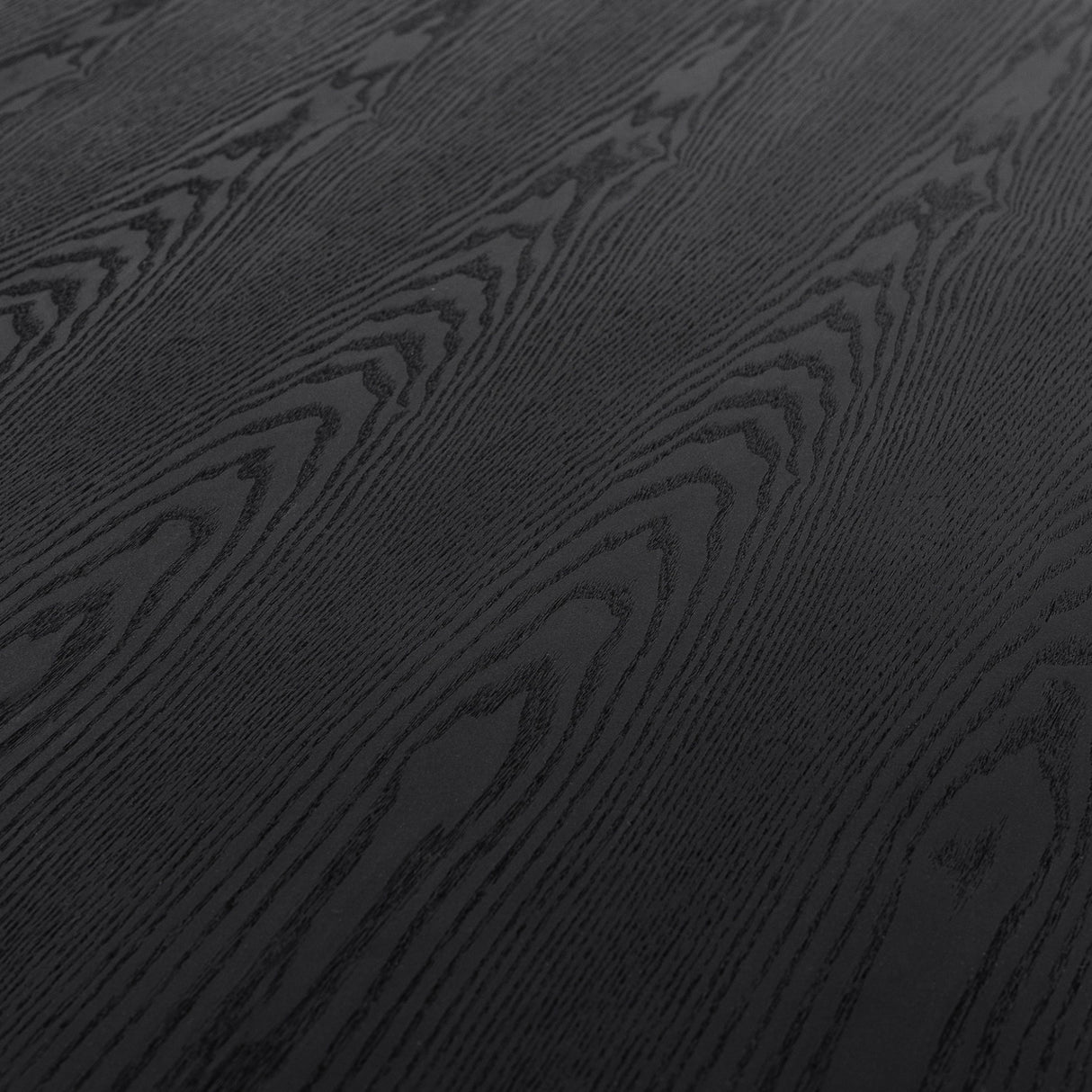 Modrest Kenda - Modern Black Ash + Stainless Steel Dining Table