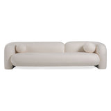 Modrest - Khan Modern 4-Seater Off White Fabric Sofa