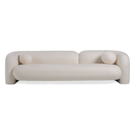 Modrest - Khan Modern 4-Seater Off White Fabric Sofa