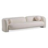 Modrest - Khan Modern 4-Seater Off White Fabric Sofa