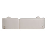 Modrest - Khan Modern 4-Seater Off White Fabric Sofa